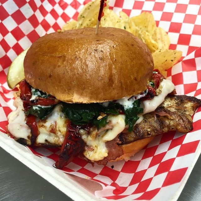 South Philly Chicken Sandwich (Sandwich).