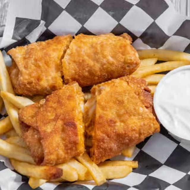 Buffalo Chicken Egg Rolls.