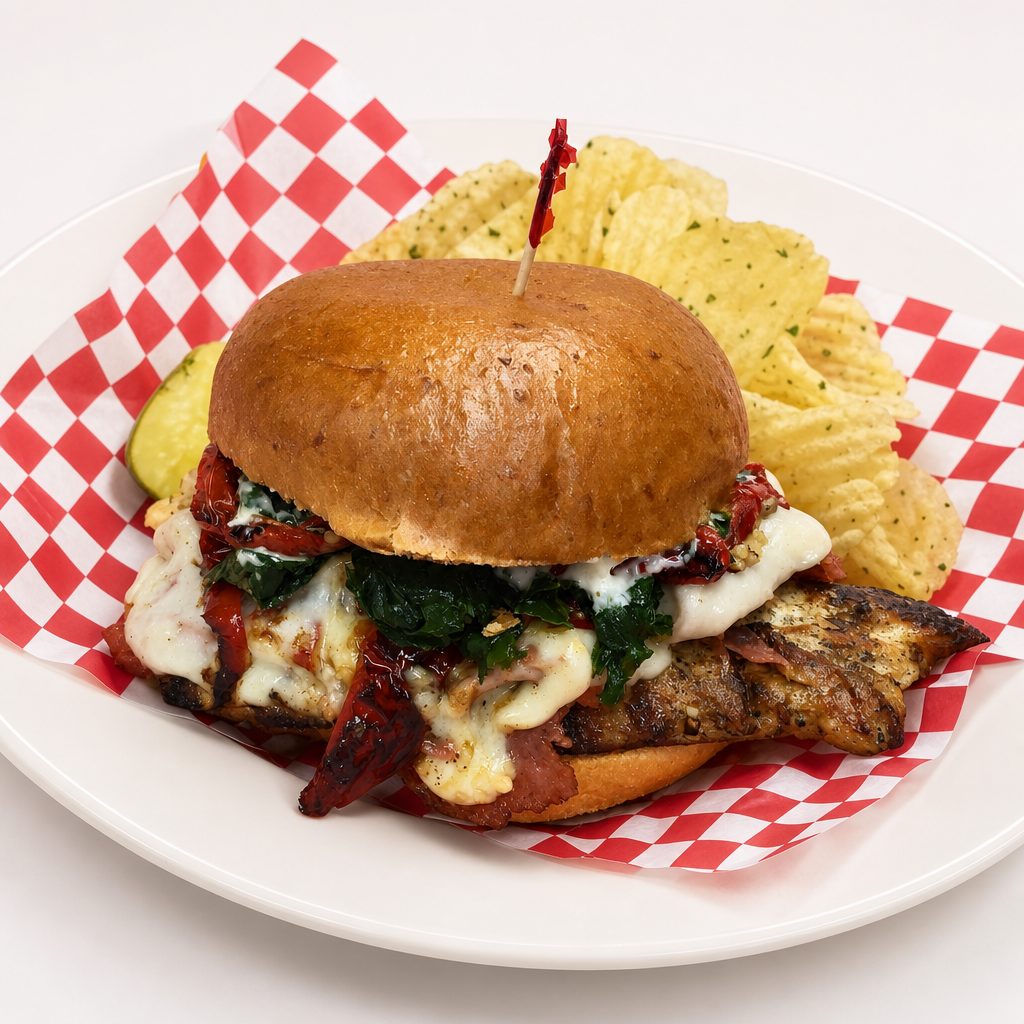 South Philly Chicken Sandwich (Sandwich).