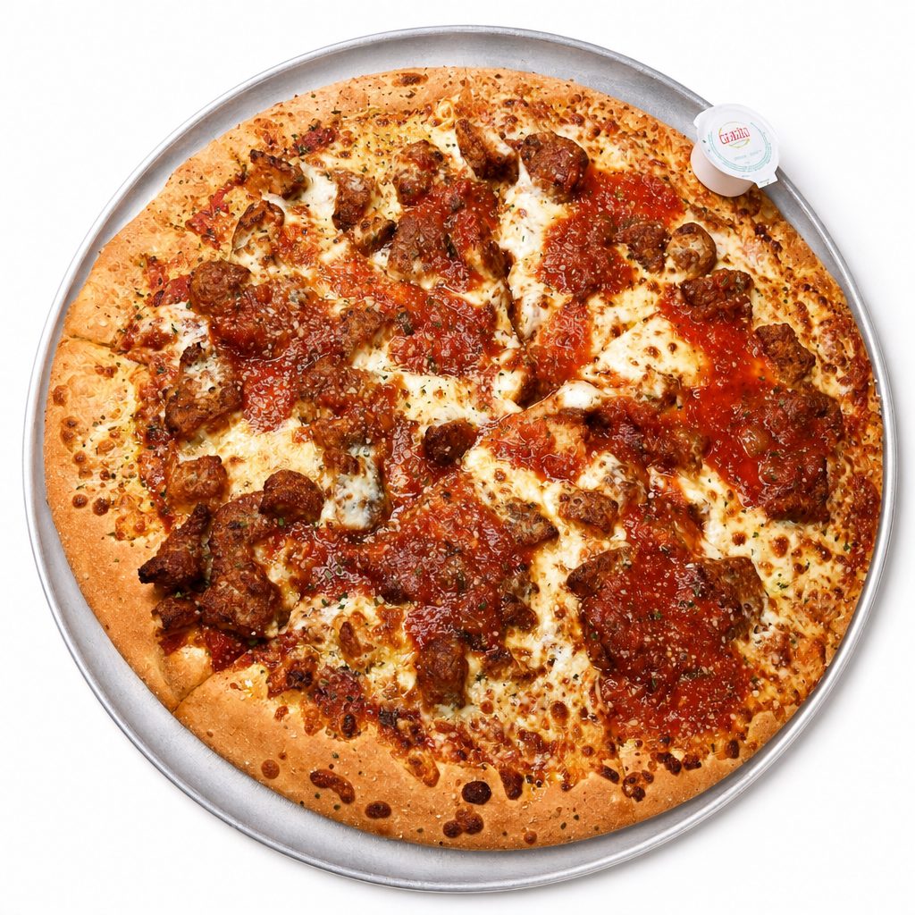 Chicken Parmigiana Pizza.