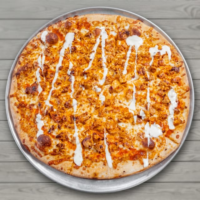 Buffalo Chicken Pizza.